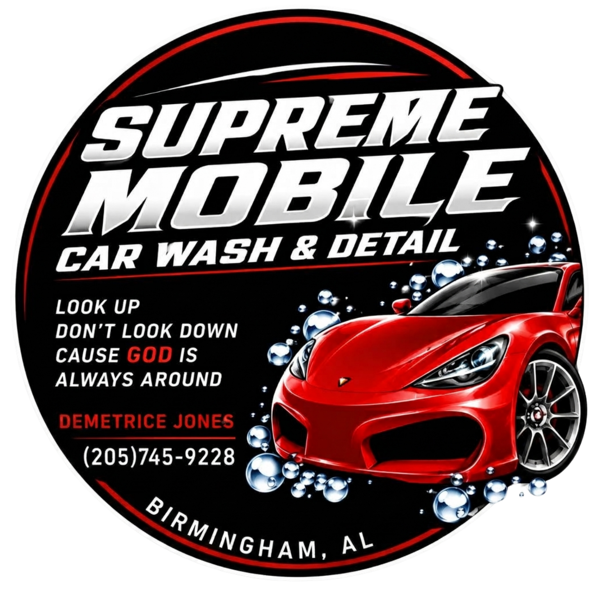 SUPREME MOBILE CAR WASH AND DETAIL logo